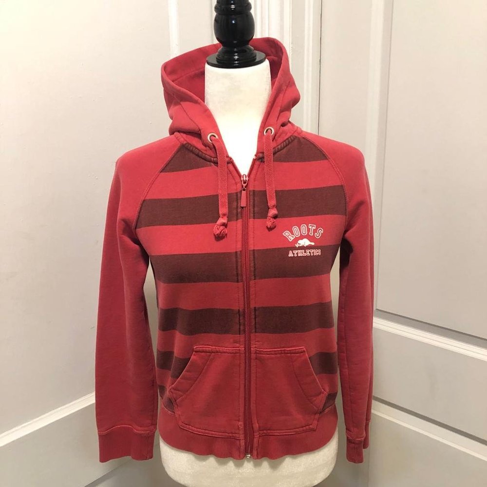 Roots Winter Snow Zip Hoodie Age 13-14
